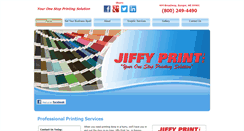 Desktop Screenshot of jiffyprint.com