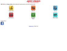 Tablet Screenshot of jiffyprint.com